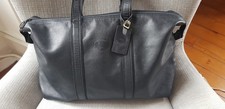 Sac Voyage Longchamp Cuir Noir Grainé. Comme Neuf. Idée Cadeau.