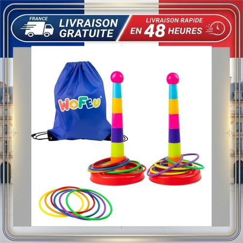 Jeu lancer anneaux - lancer, d'anneaux