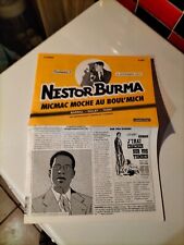 JOURNAL 2015 NESTOR BURMA N° 2 L ETRANGLEUR MICMAC MOCHE AU BOUL'MICH TARDI 1821