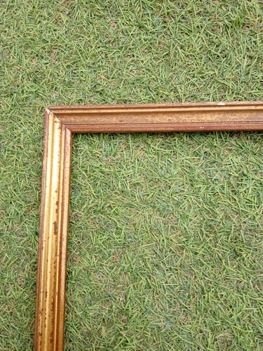 Ancien cadre bois dore - en,