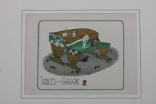 Tables Gigogne, Lithograph - Art Deco