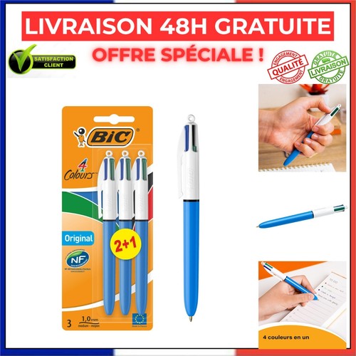 Stylo bic couleurs - 4,