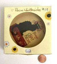 Vintage Tournee du Chat Noir French Cat Wall Art Ceramic Goebel Made in Germany