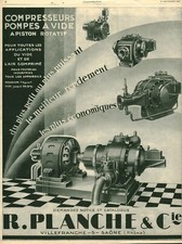 Antique 1927 Magazine Issue Vacuum Pump Compressors Advertising