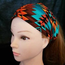 Navajo Influencé Indien D'Amérique Bandana Bandeau de tête Cheveux Inca Aztèque