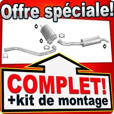 Ligne pot d'échappement pour