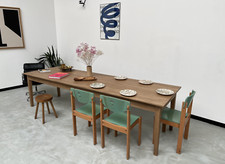 Grande table de ferme neuve 3 mètres "medium oak"