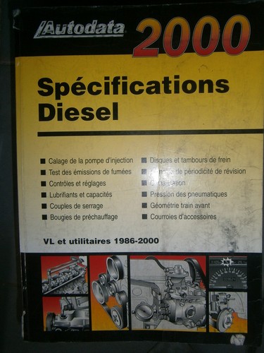 Livre spécifications diesel - livre,