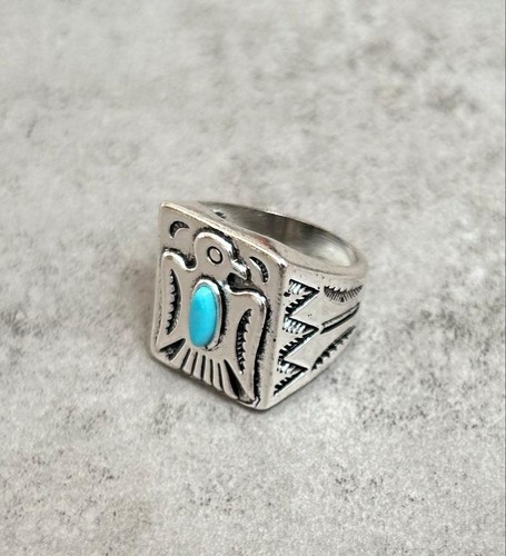 Bague argent turquoise - argent,