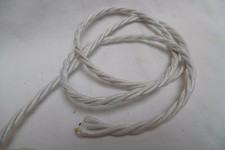 WHITE Sheathed Twisted Power Cable Wire (2m Set) 3 Strands 3 x 0.5mm 2 (B3)