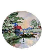 vintage plate VILLEROY & BOCH N°3287 old diameter: 20.5 cm