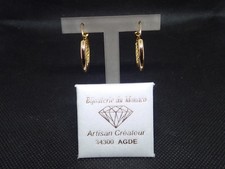 Créole en Or jaune 750/ème