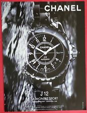 CHANEL J 12 The Sport Watch Press Advertisement