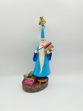Disney Statue Sword In The Stone Merlin Archimedes 50th Anniversary Wizard
