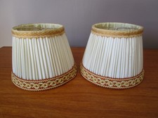 Lot de 2 abat jours en tissus