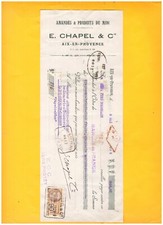 AIX-en-PROVENCE (13) ALMONDS / MIDI PRODUCTS "E. CHAPEL" in 1929