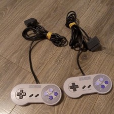 SNES Super Nintendo Original Controller Set of 2