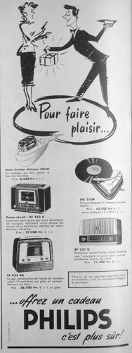 Publicité 1953 philips - publicitÉ, rasoir