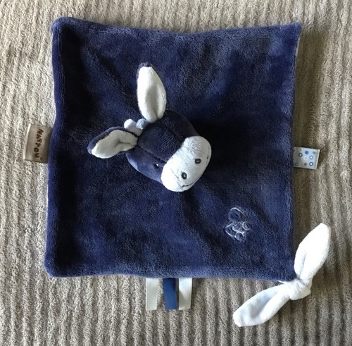 Doudou ane bleu alex - bleu,