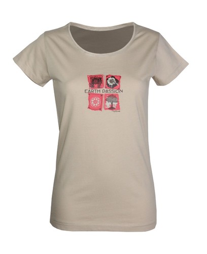 Tee shirt col rond - shirt, datura1