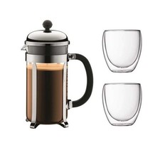 BODUM CHAMBORD Set cafetiere a