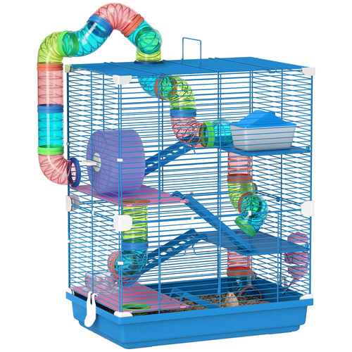 Cage pour hamster pawhut avec - cage,