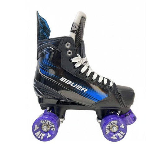 Bauer roller skates with - x,