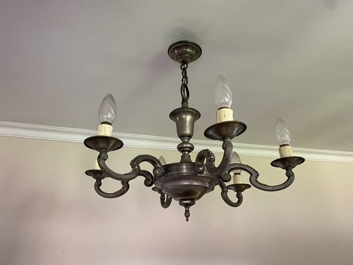 Lustre ancien étain debut - en,