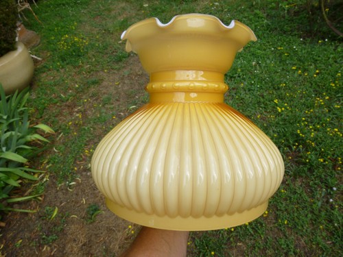 Rare ancien globe opaline - globe,