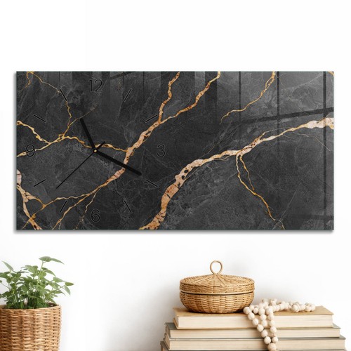 Horloge murale verre - horloge, en