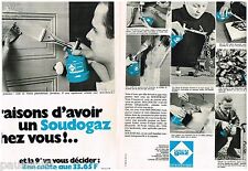 ADVERTISING 105 1970 CAMPING GAZ LE SOUDOGAZ & CHALUGAZ ADVERTISING (2p)