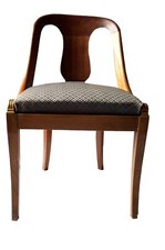 Paire de chaises Gondole bois