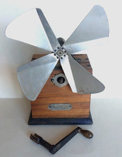 Antique French Fan Fan Fan Lufter Aquilon Paris Mechanical Fan