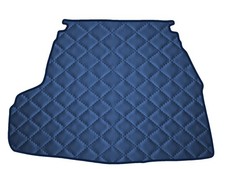 Matelassé Cuir éco BLEU FONCÉ Tapis coffre pour Hyundai Sonata berline 2009-2015