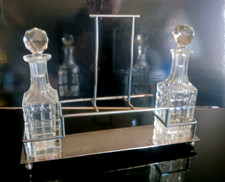 Servant Vinegar Maker Silver Metal Crystal