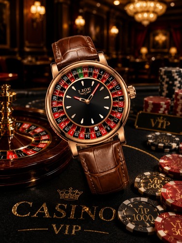 Luxury roulette watch for men - luxury,