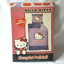 Parure de lit housse de couette HELLO KITTY violet 1 personne 