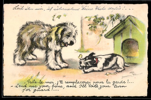 Carte postale artiste - carte,