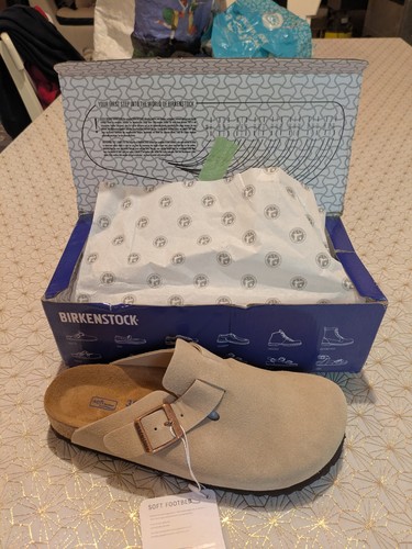 Birkenstock boston taupe - bs,