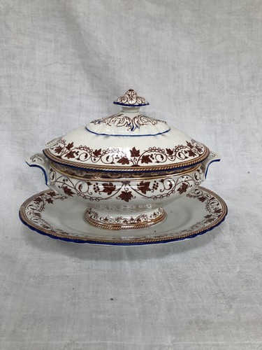 Sauciere faience fine - sauciere,