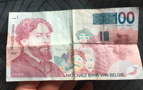 Billet banque 100fr belge - 100fr,