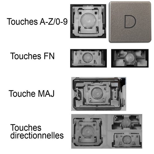 Touche clavier pour - clavier, 240
