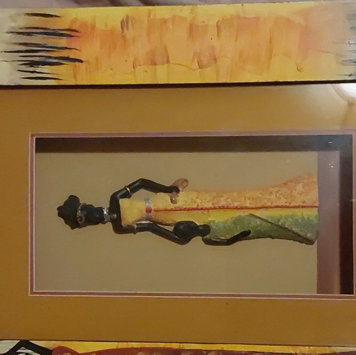 Tableau encadré personnage
