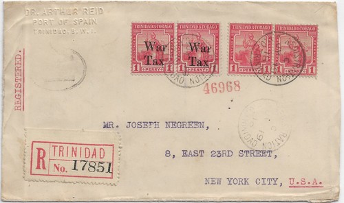 1918 port spain trinidad - of,