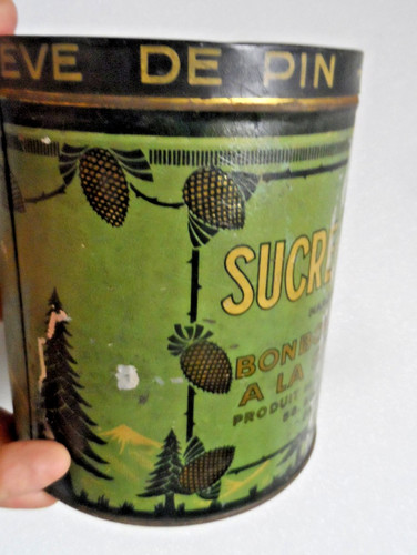 Ancienne boite metal vide - boite,