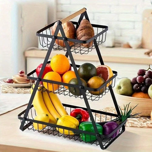 Three tier fruit basket - three-tier,