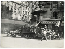 Photo Originale Presse Libération Paris 1944 Seconde Guerre Mondiale Argentique 