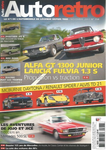 Auto retro 358 - n°358, alfa