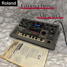Roland MC-505 Groovebox Synthesizer Tested Working with Manual and Power Cable