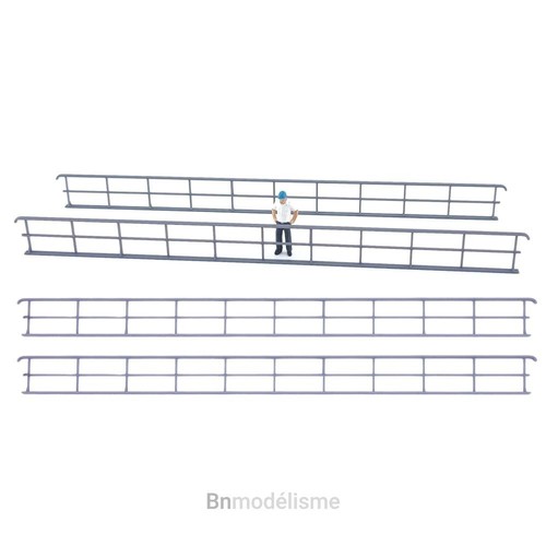 Rambardes pont 4x15 cm - ho, de